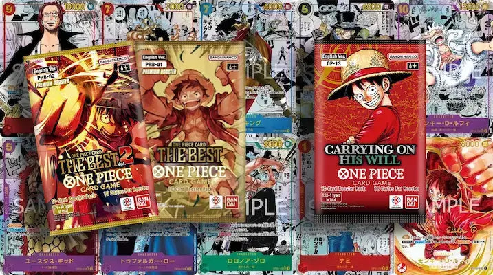 One Piece God Pack Guide: Everything you need to know - booster packs and cards from the One Piece Card Game.