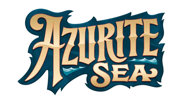 Set 6: Azurite Sea logo from Disney Lorcana, featured in the Azurite Sea collection.