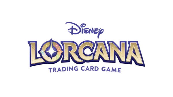 Disney Lorcana logo for the Lorcana English collection of trading card game products.