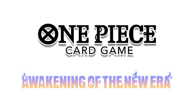 Logo of One Piece Card Game for the OP-05 Awakening of the New Era collection.