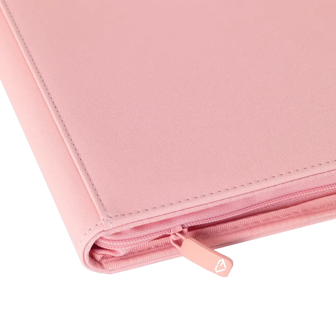 12 Pocket Card Binder Roze