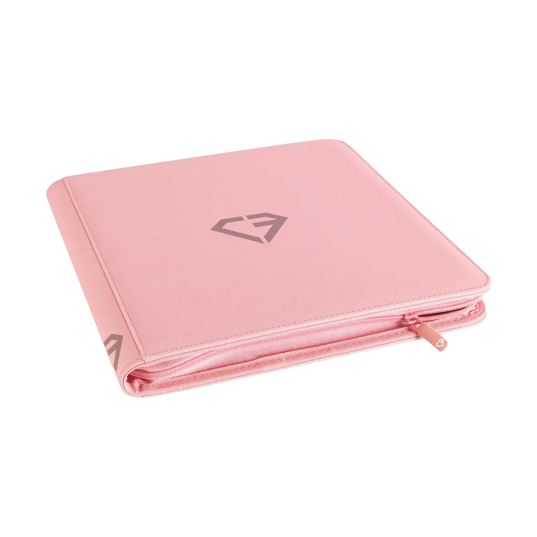 12 Pocket Card Binder Roze