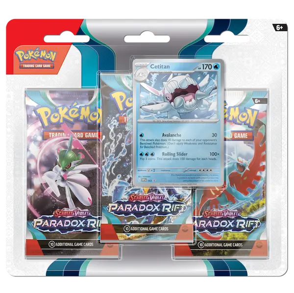 pokemon booster packs paradox rift Pokémon Paradox Rift 3-Pack Blister - Scarlet & Violet