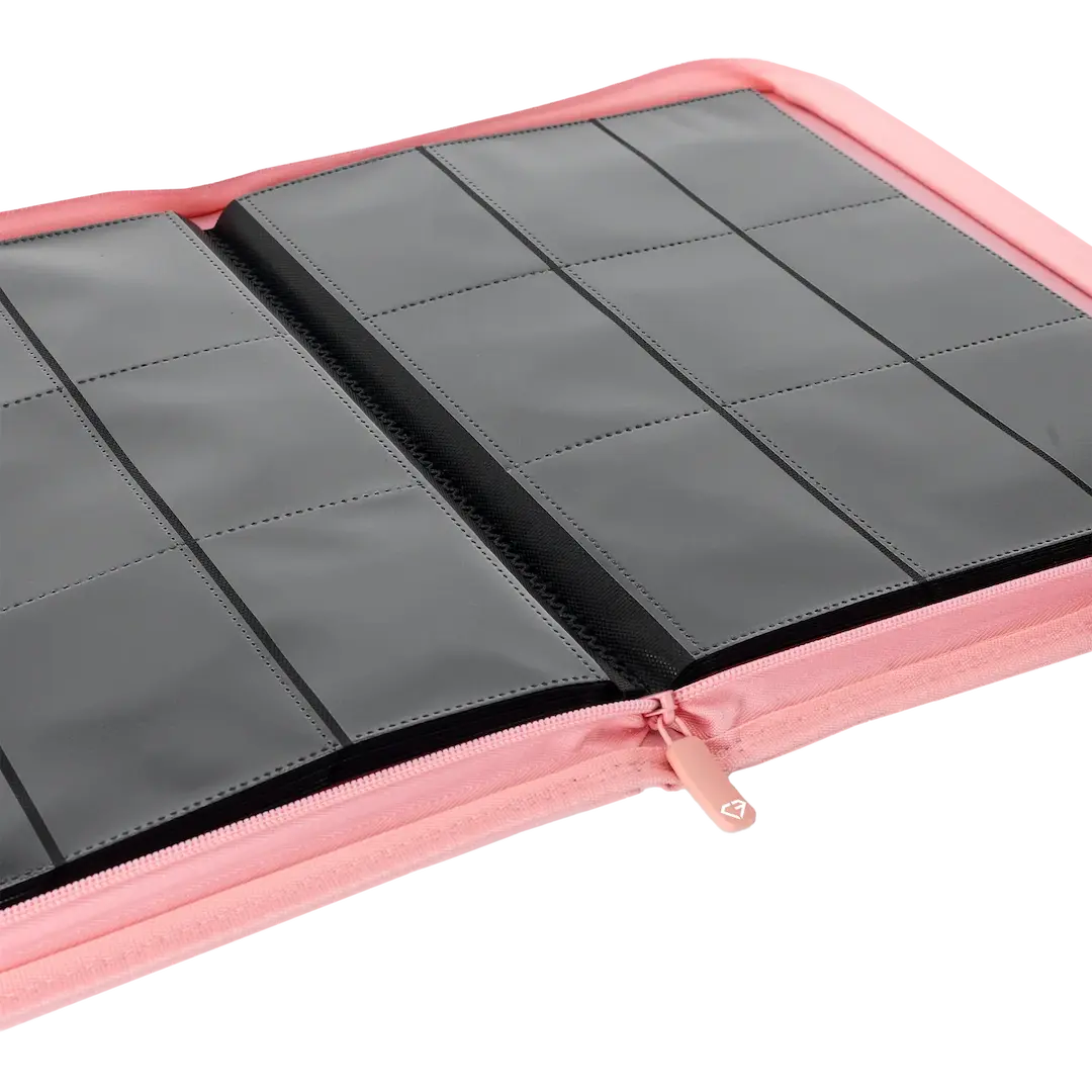 9 Pocket Card Binder Roze