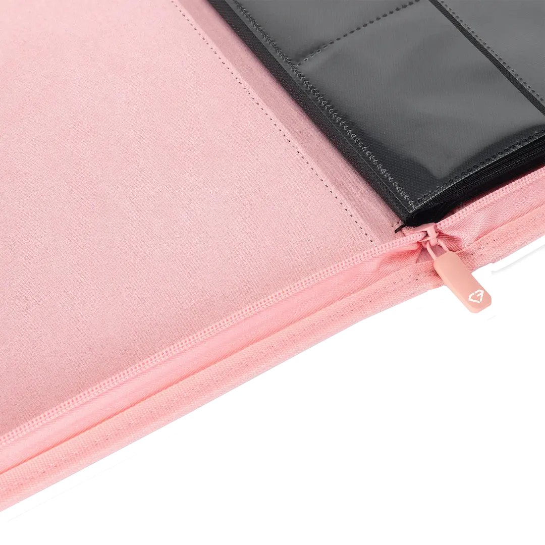 9 Pocket Card Binder Roze