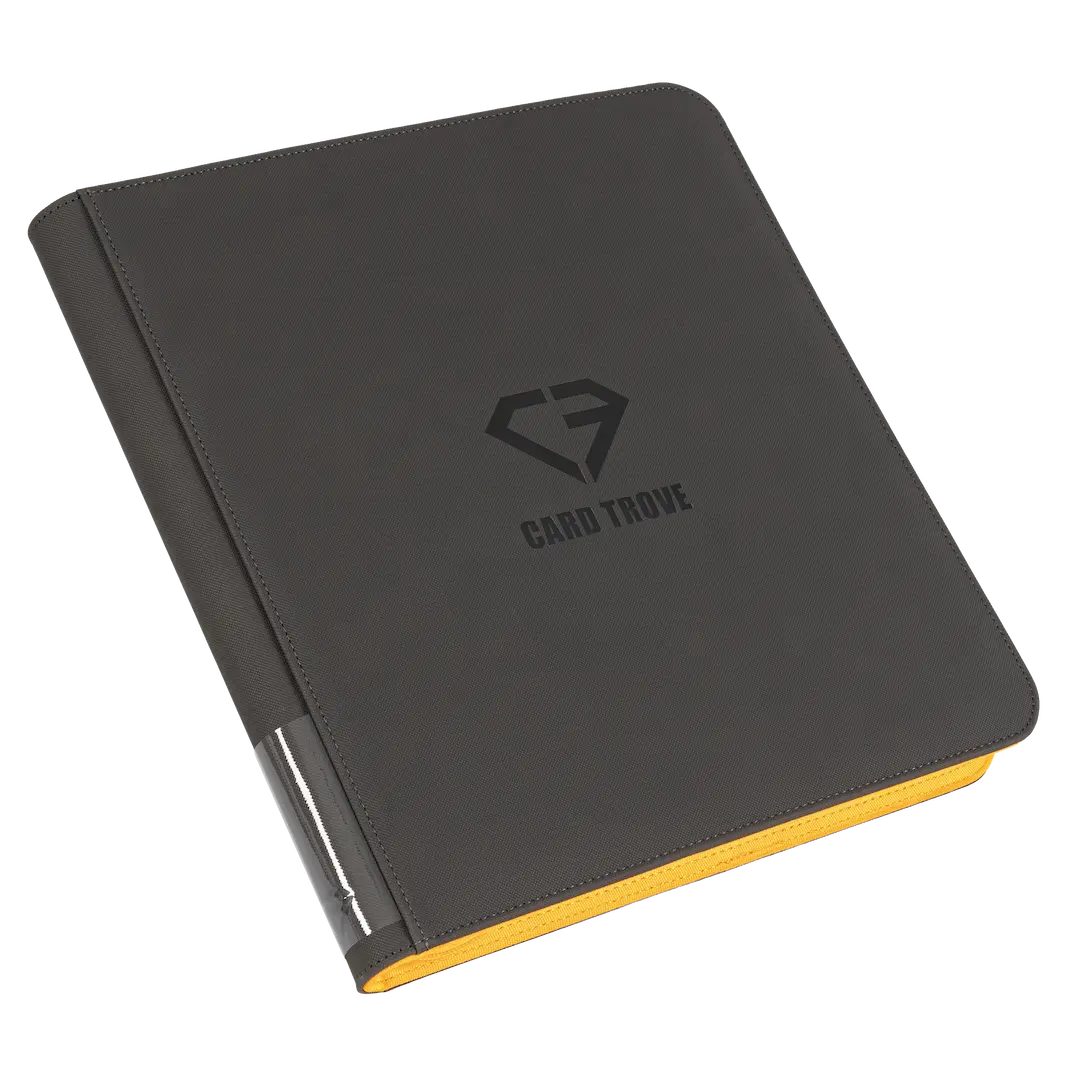 12-Pocket Card Binder - Trove Limited, premium binder for 480 trading cards, splash and impact resistant.