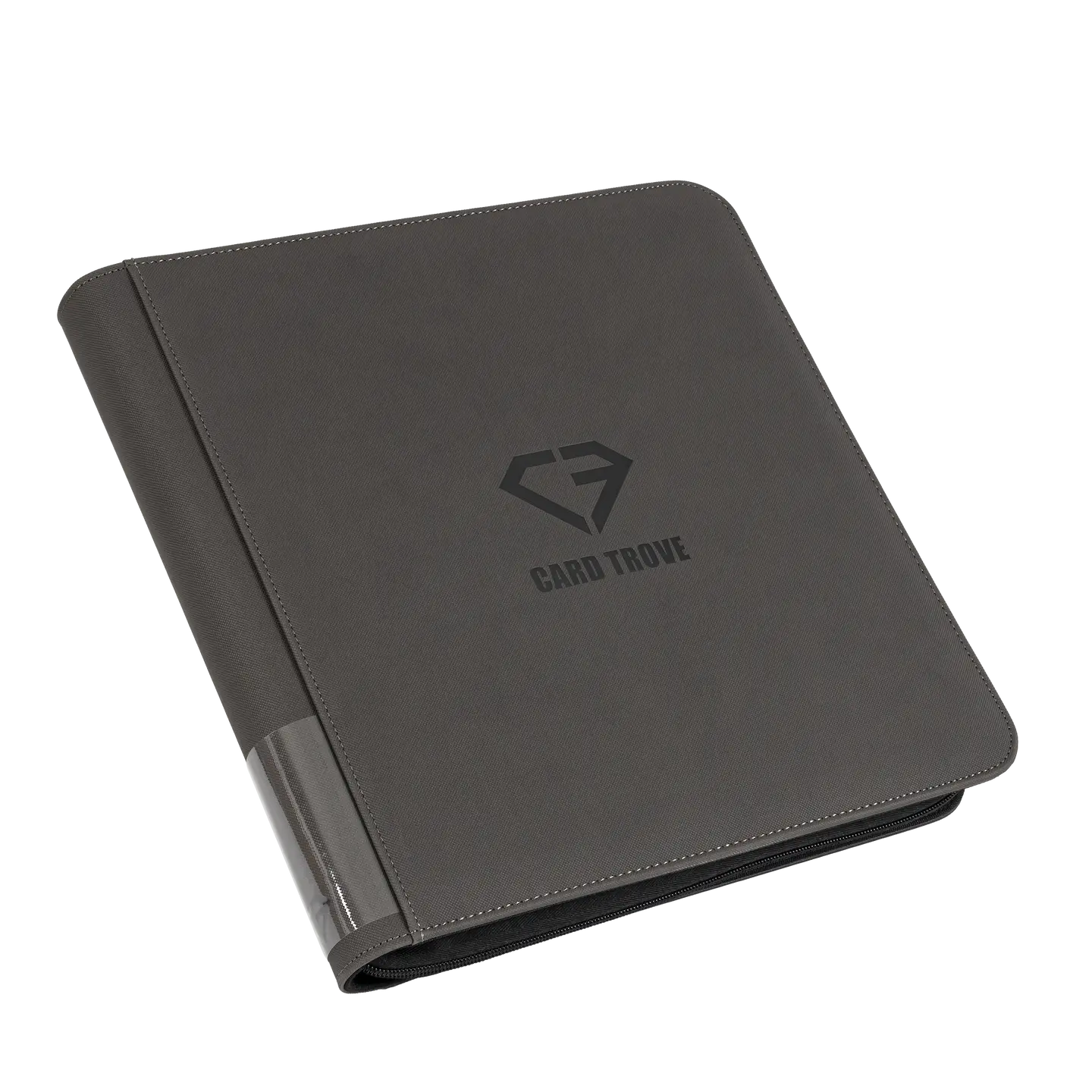 12 Pocket XL Card Binder in sleek black design for storing 720 standard trading cards securely.
