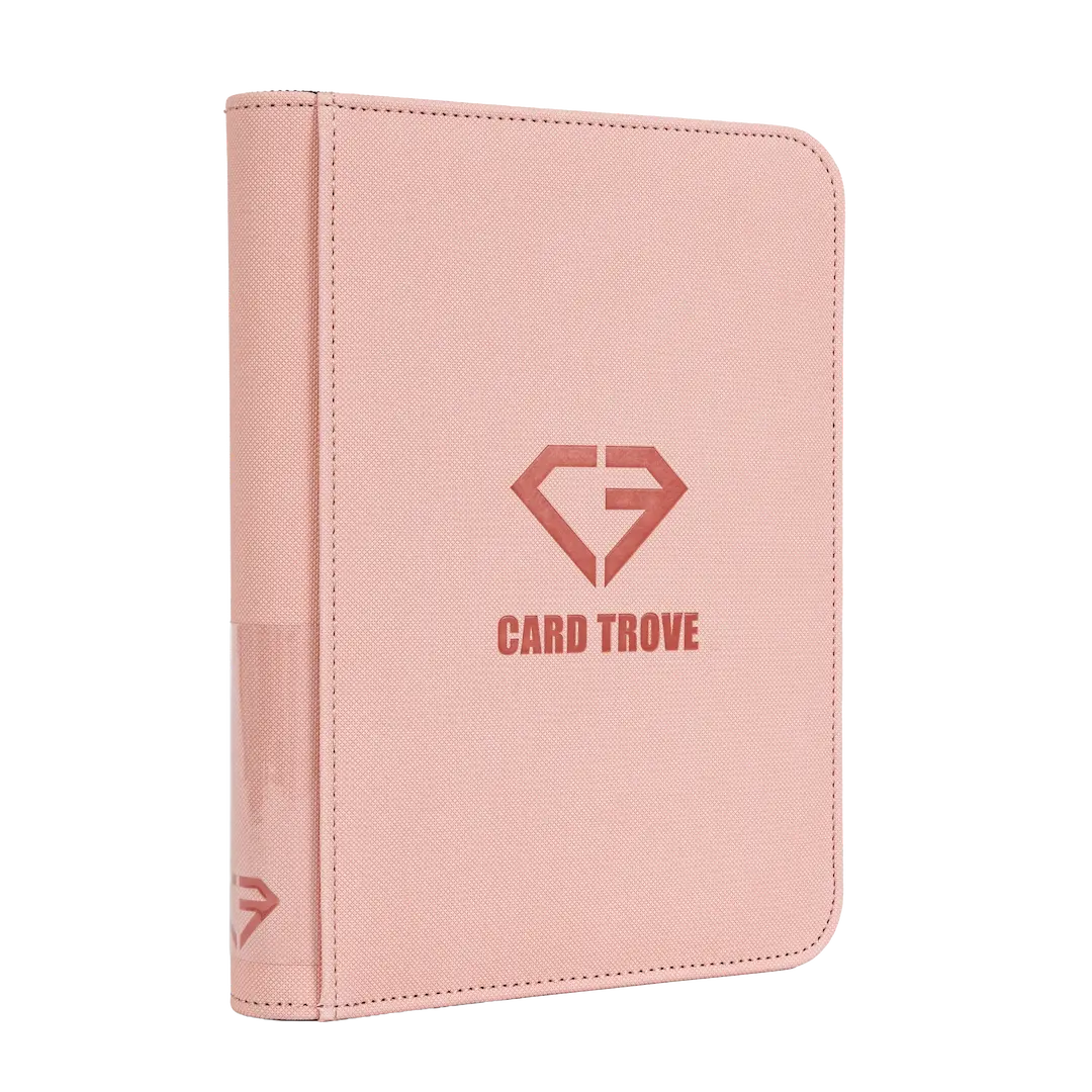 4-Pocket Card Binder Pink with sleek design and high-quality materials for card protection.