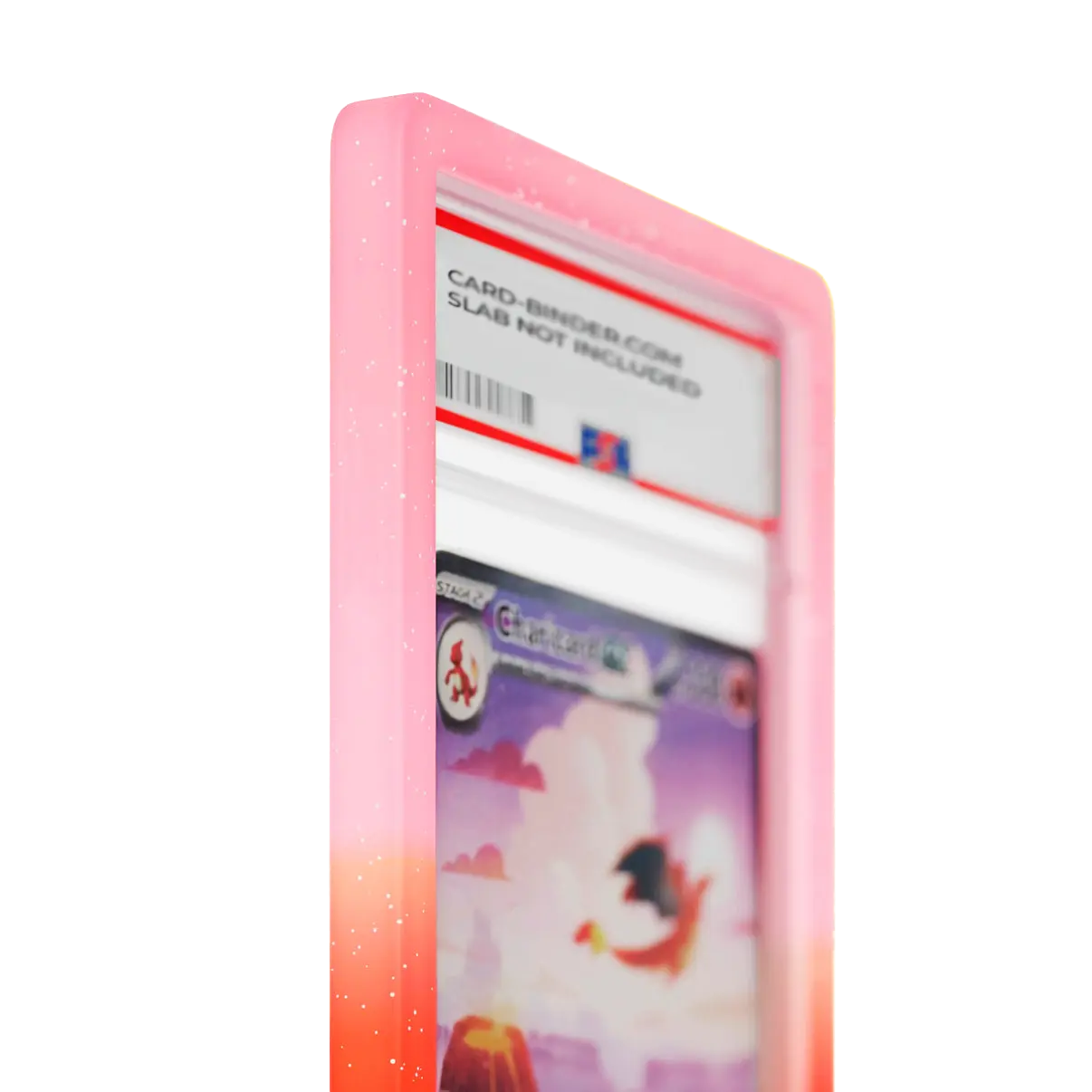 PSA Slab Guard - Coral protector with gradient design showcasing vibrant colors for added slab protection.