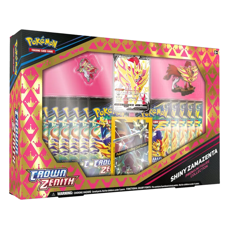 crown zenith card binder Crown Zenith: Shiny Zamazenta Premium Figure Collection – Card-Binder.com
