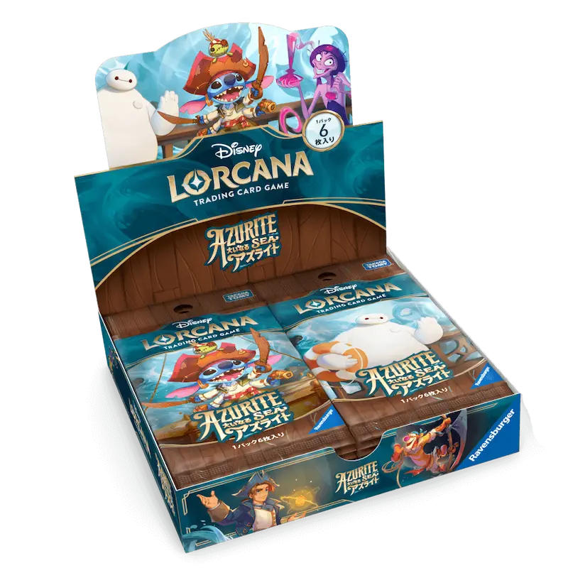 Disney Lorcana Azurite Sea Japanese Booster Box Card-Binder.com Disney Lorcana Azurite Sea Japanese Booster Box Card-Binder.com
