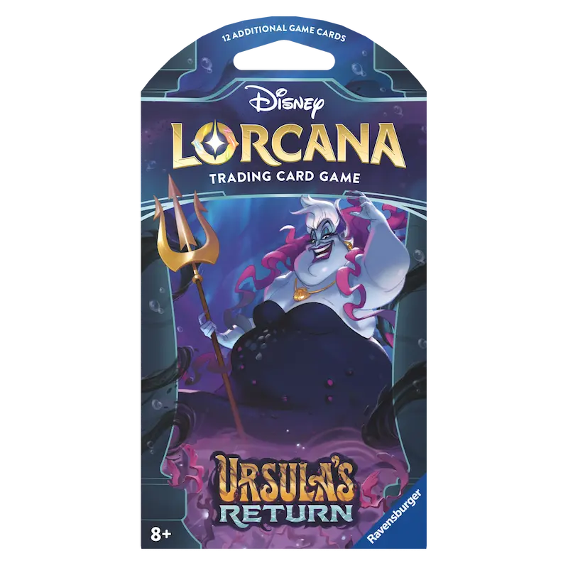 Disney Lorcana Ursula's Return Sleeved Booster Pack Card-Binder.com Disney Lorcana Ursula's Return Sleeved Booster Pack Card-Binder.com