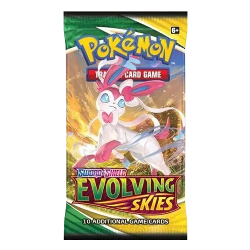 Pokemon Sword & Shield Evolving Skies Booster Pack Art 4