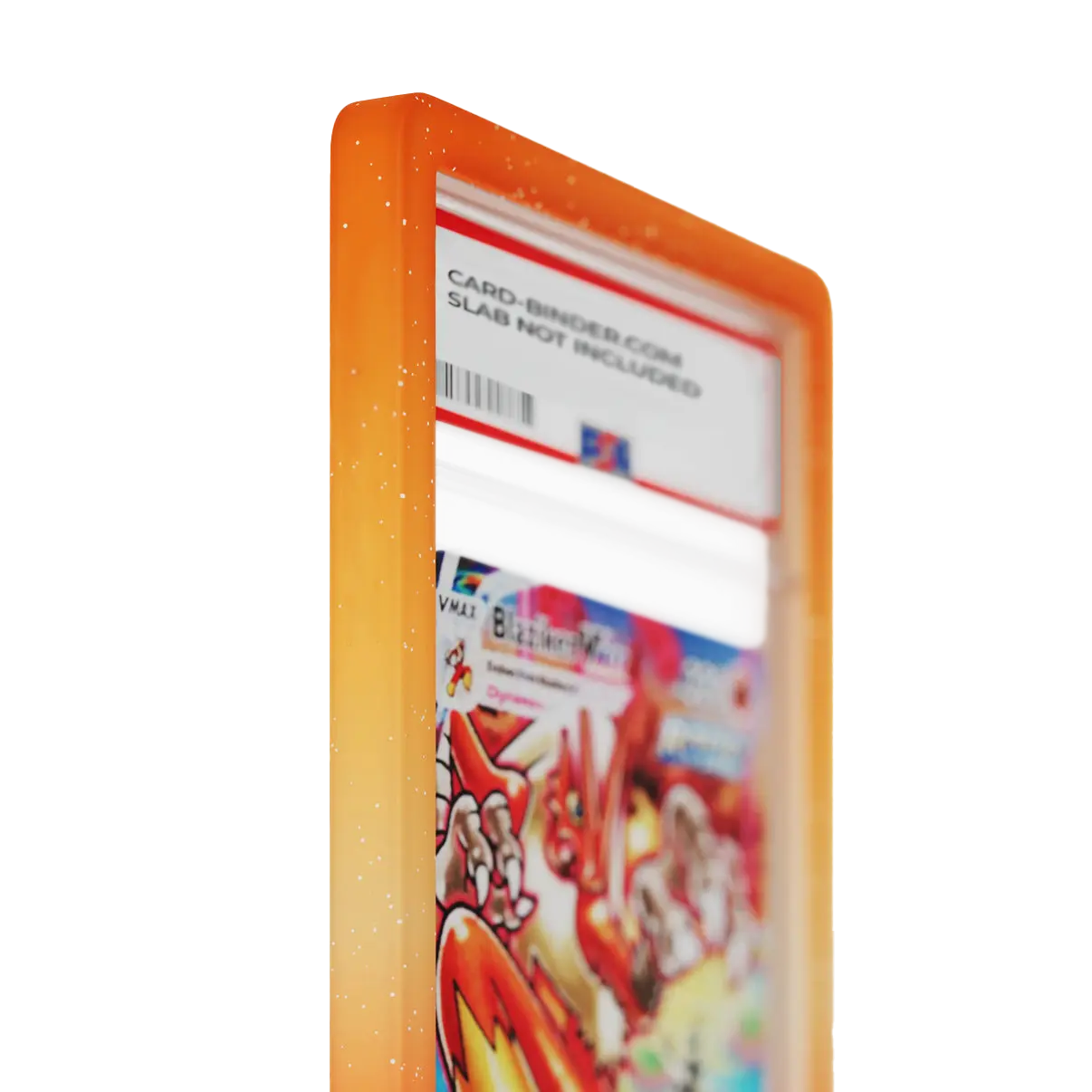 PSA Slab Guard - Fiery in vibrant orange and red gradient, providing stylish protection for your PSA Slab.