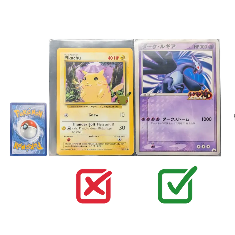 Jumbo XL Übergroße Kartenschutzhüllen