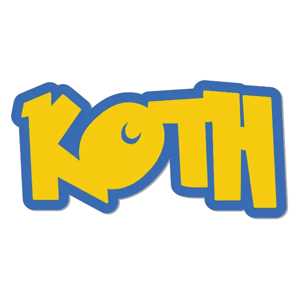 KOTH logo for King of the Hill product - non-refundable item for Pokémon TCG fans.