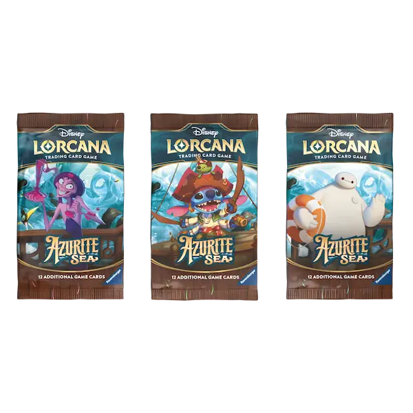 Disney Lorcana Azurite Sea Booster Pack Card-Binder.com Disney Lorcana Azurite Sea Booster Pack Card-Binder.com