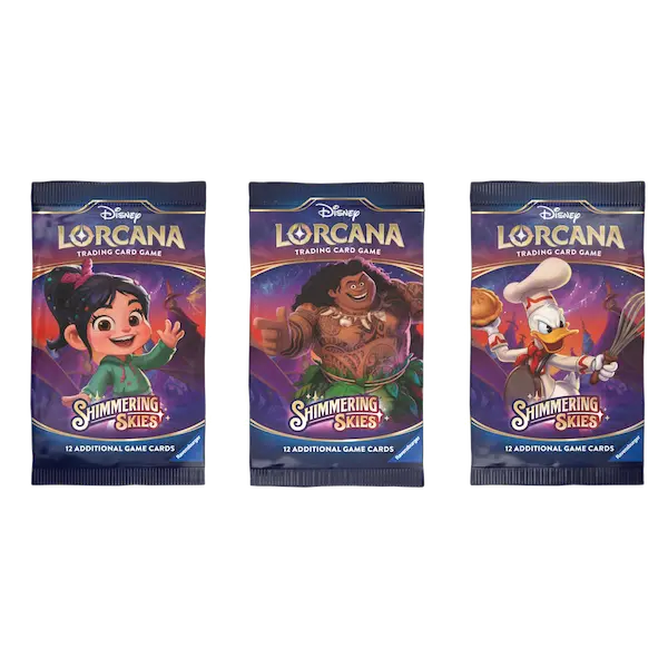 lorcana enchanted cards shimmering skies Disney Lorcana Shimmering Skies Booster Pack – Card-Binder.com