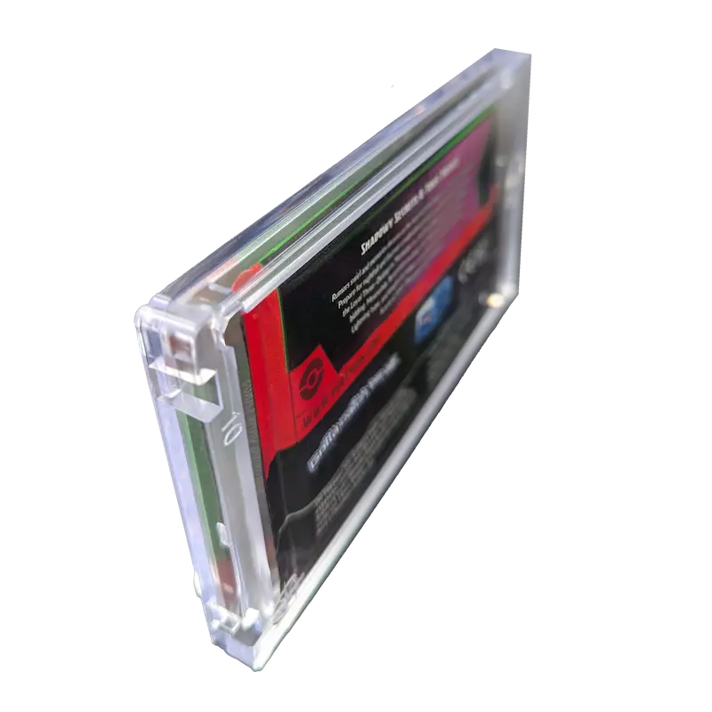 Detail view of Magnetic Booster Pack Holder