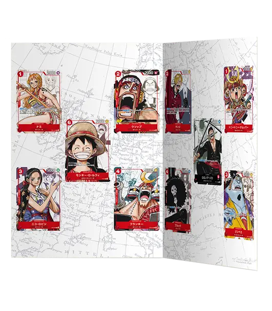 One Piece 25th Anniversary Collection featuring art cards of straw hat crew members in a premium card booklet.