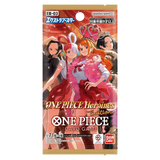 Heroines Edition Japanese Booster Box featuring characters from One Piece TCG, releasing October 25, 2025.