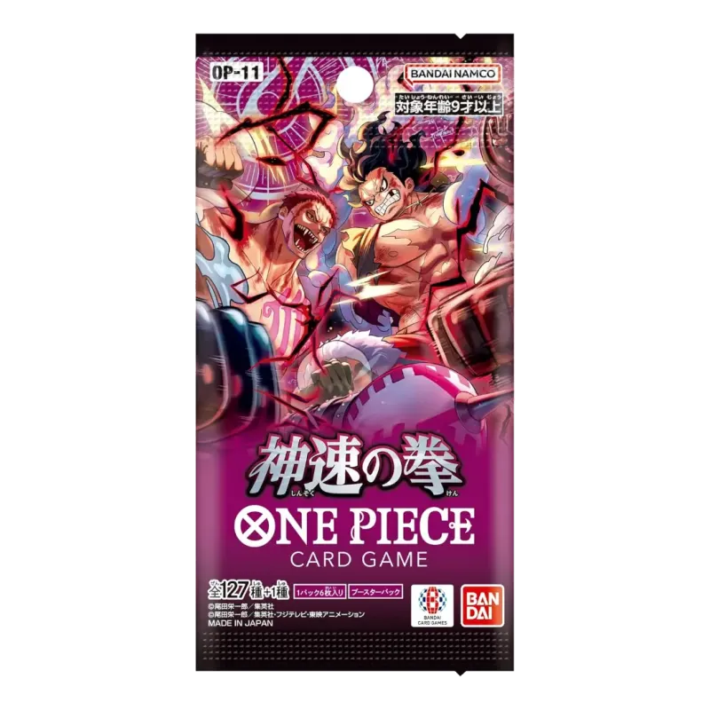 op11 one piece booster box One Piece TCG OP-11 A Fist Of Divine Speed Booster Box Korean Ver Sealed