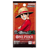 Carrying on His Will Japanese Booster Pack featuring One Piece TCG characters and design.