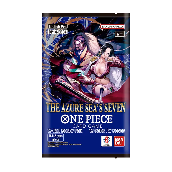 One Piece OP14 The Azure Sea's Seven Booster Pack – Card-Binder.com