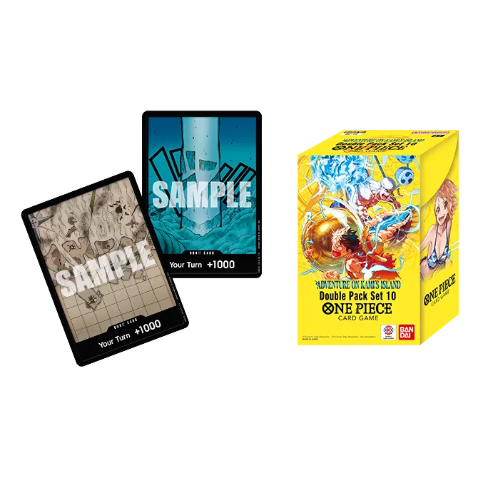 OP15-EB04 Double Pack Set Vol.10 featuring game cards and box design from One Piece Card Game.
