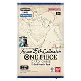 Anime 25th Collection Booster Box featuring One Piece TCG, 12-card booster pack by Bandai.