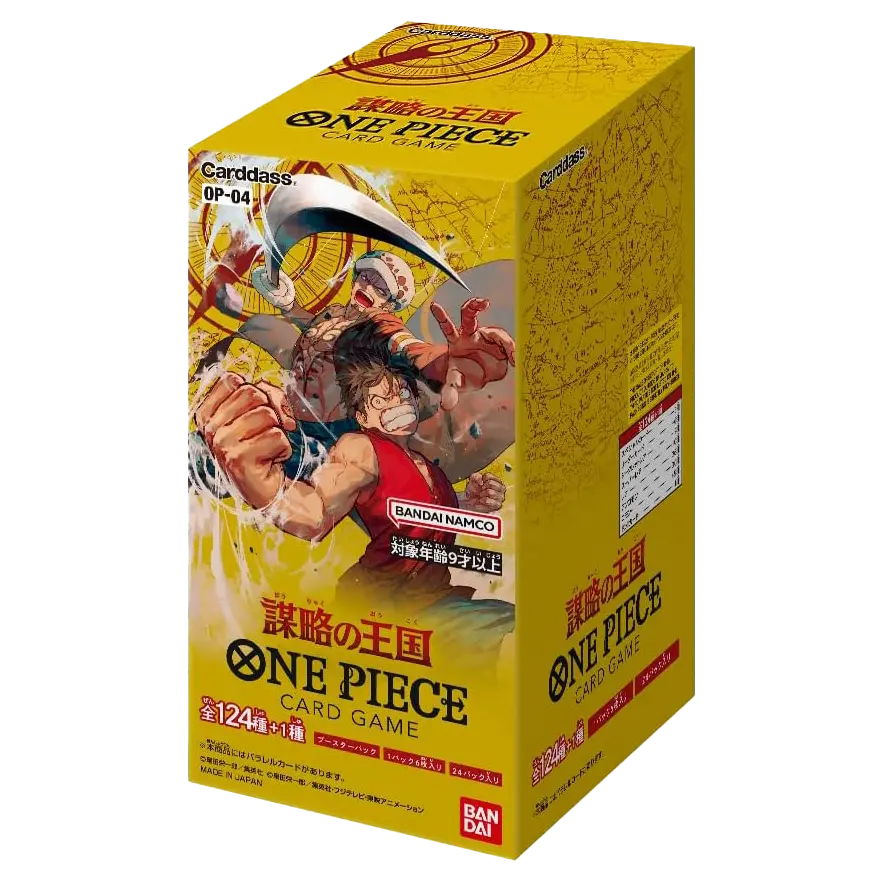 One Piece OP-04 Kingdoms of Intrigue Japanese Booster Box – Card-Binder.com