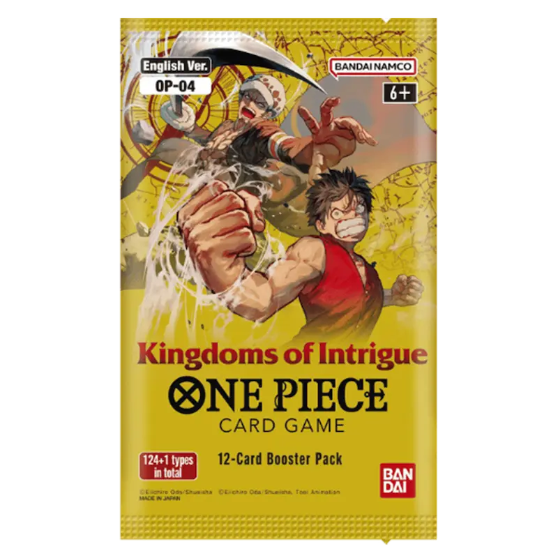 One Piece OP04 Kingdoms of Intrigue Booster Pack  Card-Binder.com