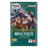 Two Legends Booster pack from One Piece TCG featuring unique cards for the card game.