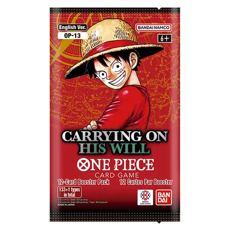 One Piece OP13 Carrying on His Will Booster Pack – Card-Binder.com