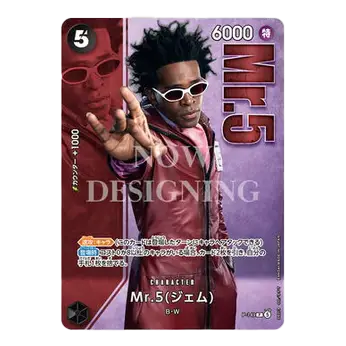 Mr. 5 card featuring a character in stylish sunglasses, showcasing unique design and vibrant colors.
