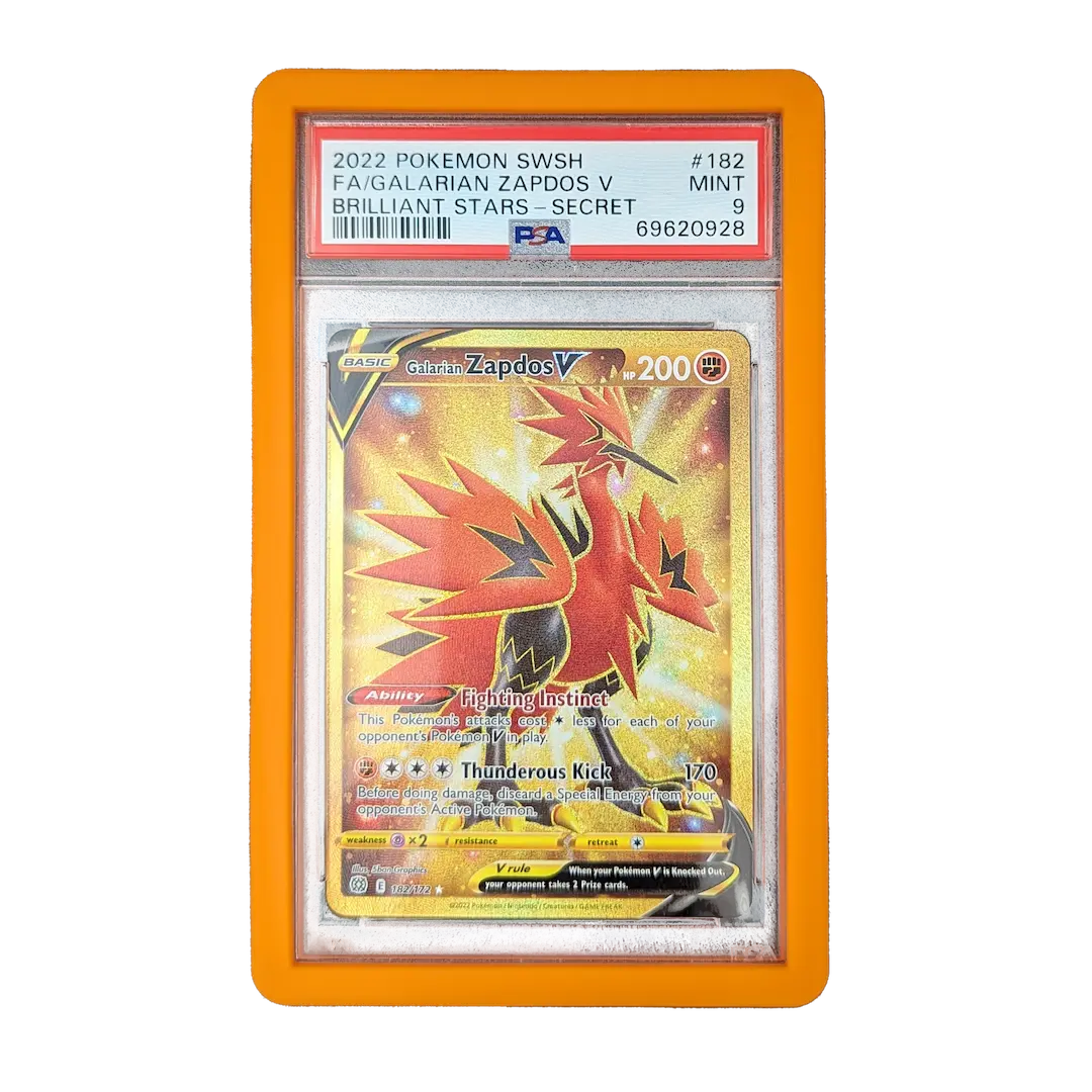 PSA Slab Bumper - Orange - Card-Binder.com PSA Slab Bumper - Orange - Card-Binder.com