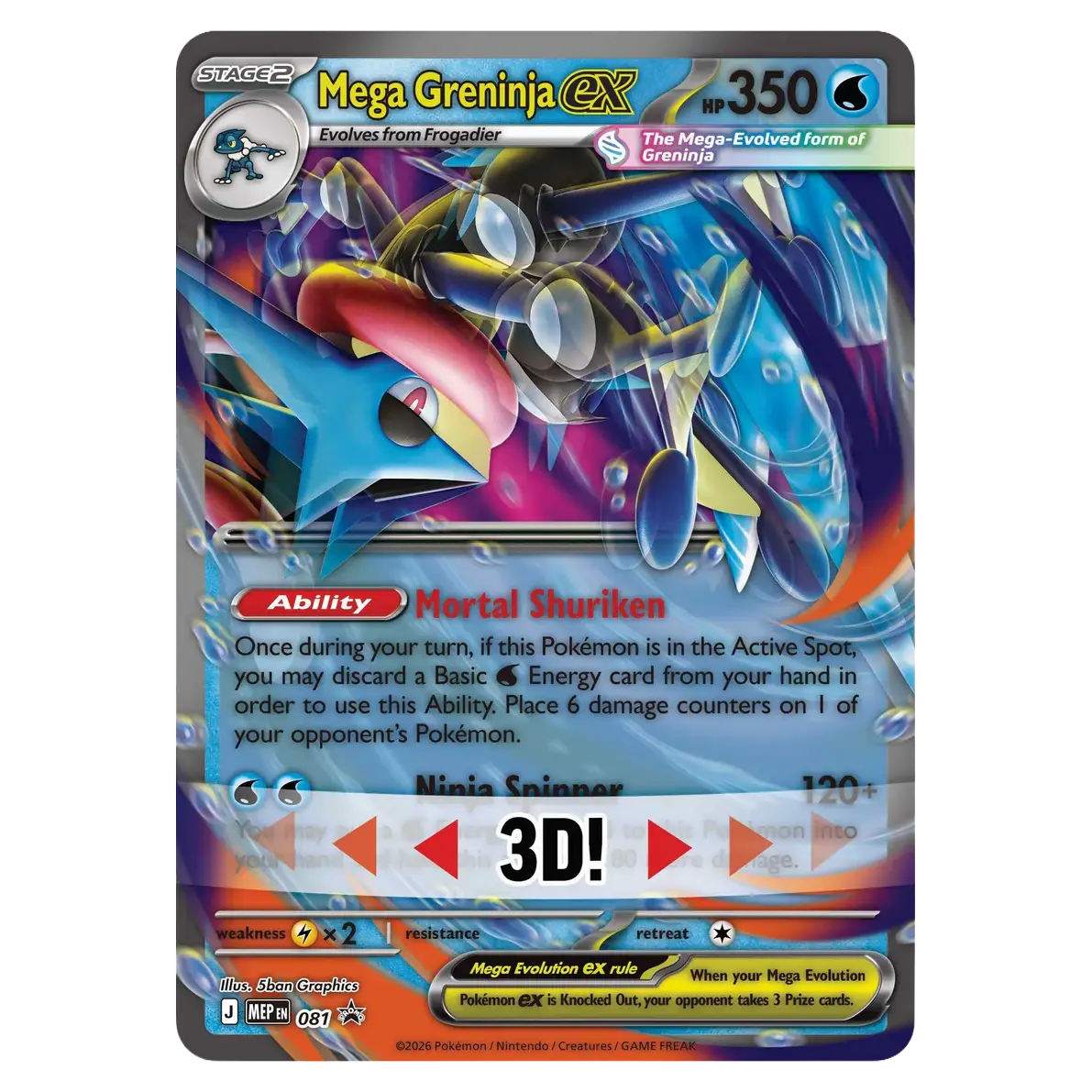 Mega Greninja ex Premium Collection