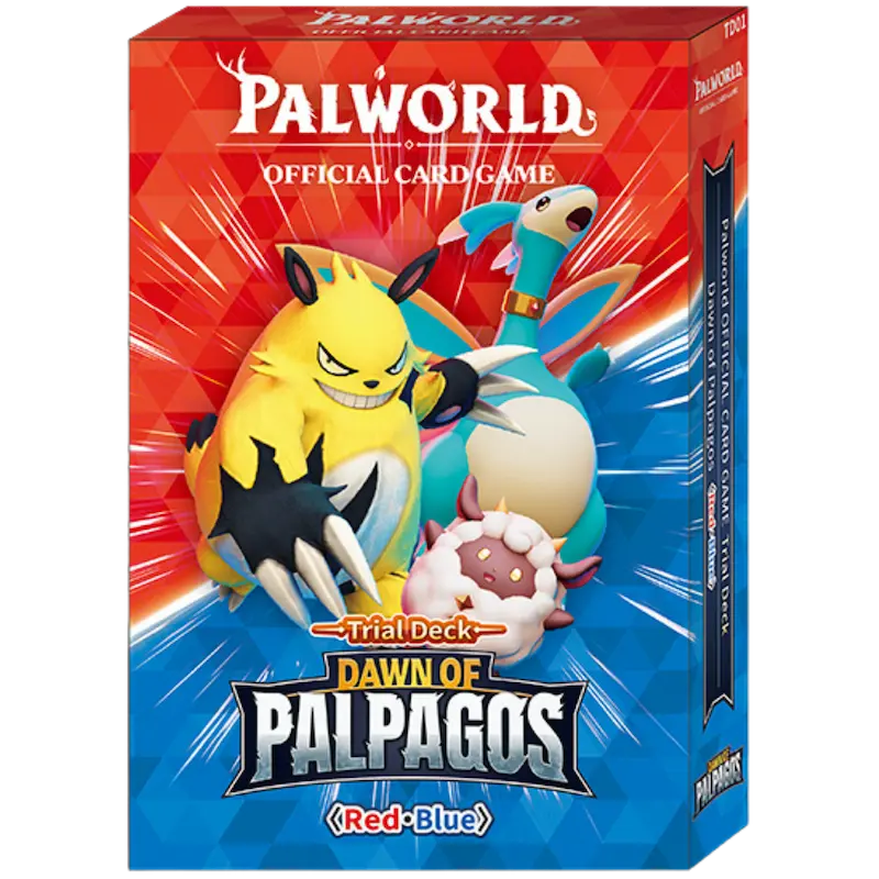 Palworld TCG: Red-Blue Trial Deck – Dawn of Palpagos – Card-Binder.com