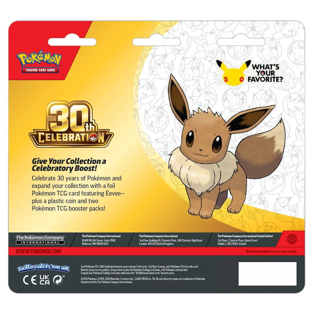 30th Celebration 2-Pack Blister: Eevee
