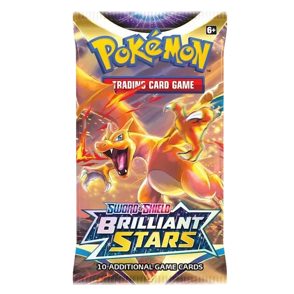 Pokemon Sword & Shield Brilliant Stars Booster Pack Art 4