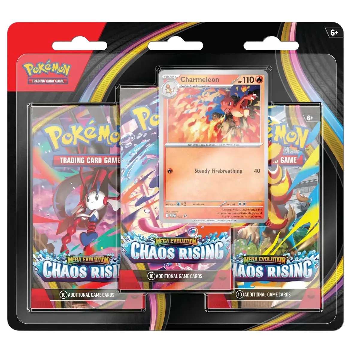 Pokémon Chaos Rising 3-Pack Blister [ME04]