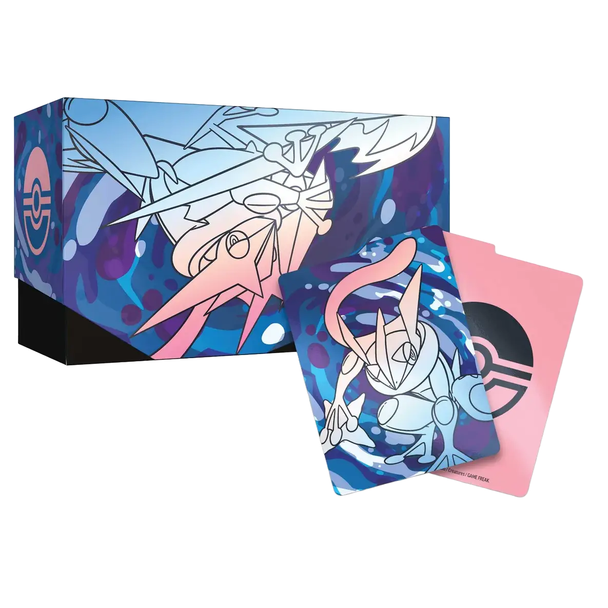 Chaos Rising Elite Trainer Box featuring colorful artwork and promotional cards from Pokémon TCG.