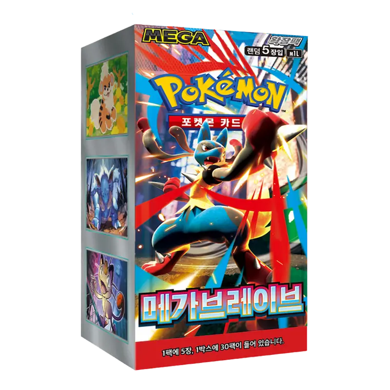 Pokémon Mega Brave Korean Booster Box - Mega Evolution [m1L Pokémon Mega Brave Korean Booster Box - Mega Evolution [m1L