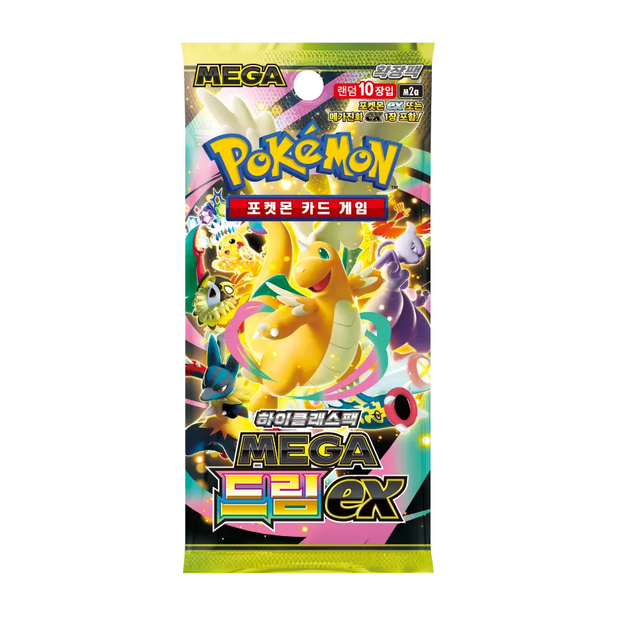 korean pokemon card Pokémon Mega Dream Korean Booster Pack