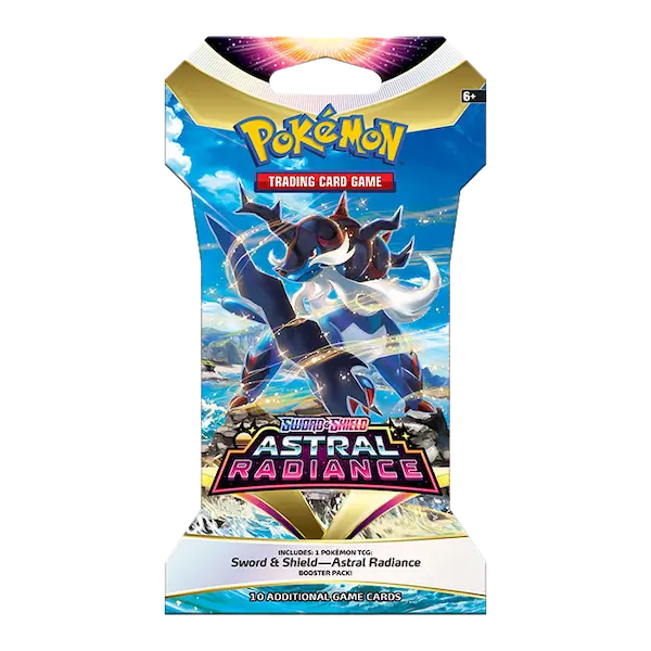 Pokemon Sword & Shield Astral Radiance Sleeved Booster - Hisuian Samurott Art