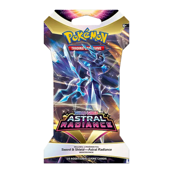 Pokemon Sword & Shield Astral Radiance Sleeved Booster - Dialga Art