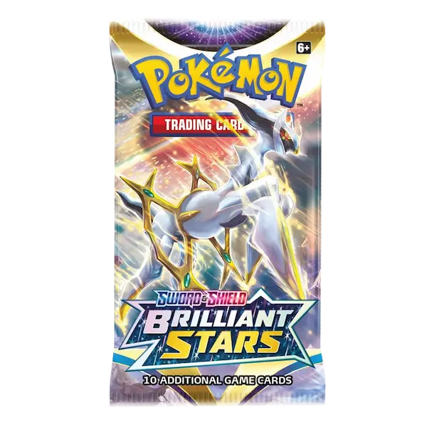 Pokemon Sword & Shield Brilliant Stars Booster Pack Art 1