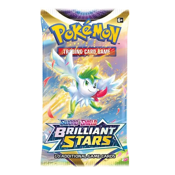 Pokemon Sword & Shield Brilliant Stars Booster Pack Art 2