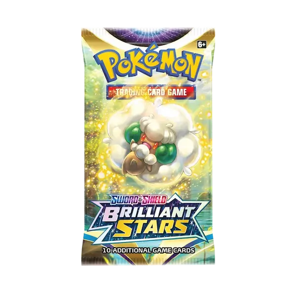 Pokemon Sword & Shield Brilliant Stars Booster Pack Art 3