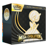 Mega Evolution ETB Gardevoir (Live-stream) featuring the Gardevoir design on the Elite Trainer Box.